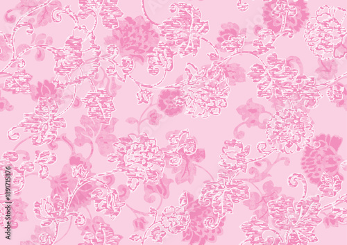 Abstract Mix Tropical Leaf, Leopard and Zebra Stripes Seamless Pattern. Vector Geometric Exotic Print hand drawn botanical flowers textured seamless prints vector pattern ornament. distress texture. 