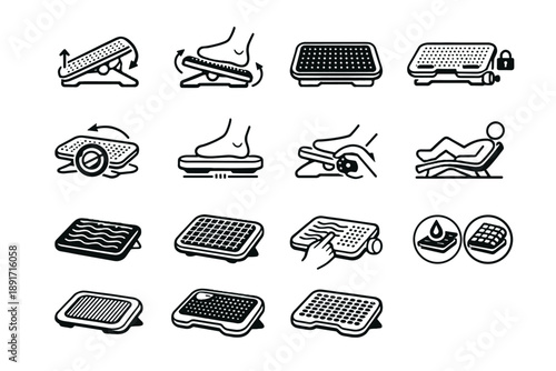 Silhouette generation area tilt simple image adjustable icon stability furniture grip interaction