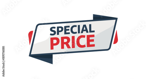 Special Price Tag Graphic Design Element for Sales and Promotions.