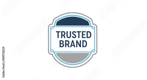 Trusted Brand Emblem for Business and Marketing.
