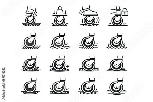 Generation icon safety adaptive vector response simple body cue image activation load