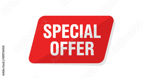 Special Offer Red Tag Graphic Design.