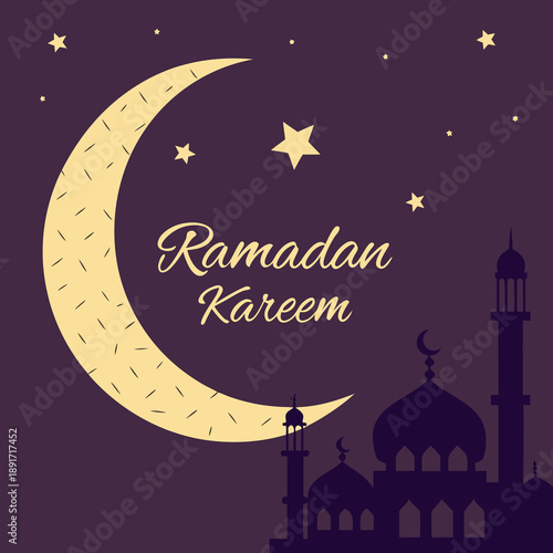 A solid dark purple background dominates the image presenting a flat color field with subtle tonal variations high quality