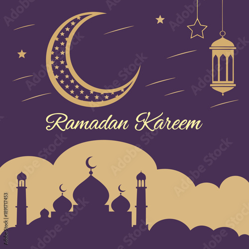 A minimalist abstract composition featuring a large purple shape partially obscuring a light tan background high quality professional detailed