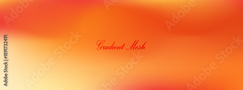 Warm red orange brown gradient wallpaper. Autumn colored blurred poster background. Fall smooth gradation backdrop for banner, leaflet, brochure or booklet. Vector abstract template overlay