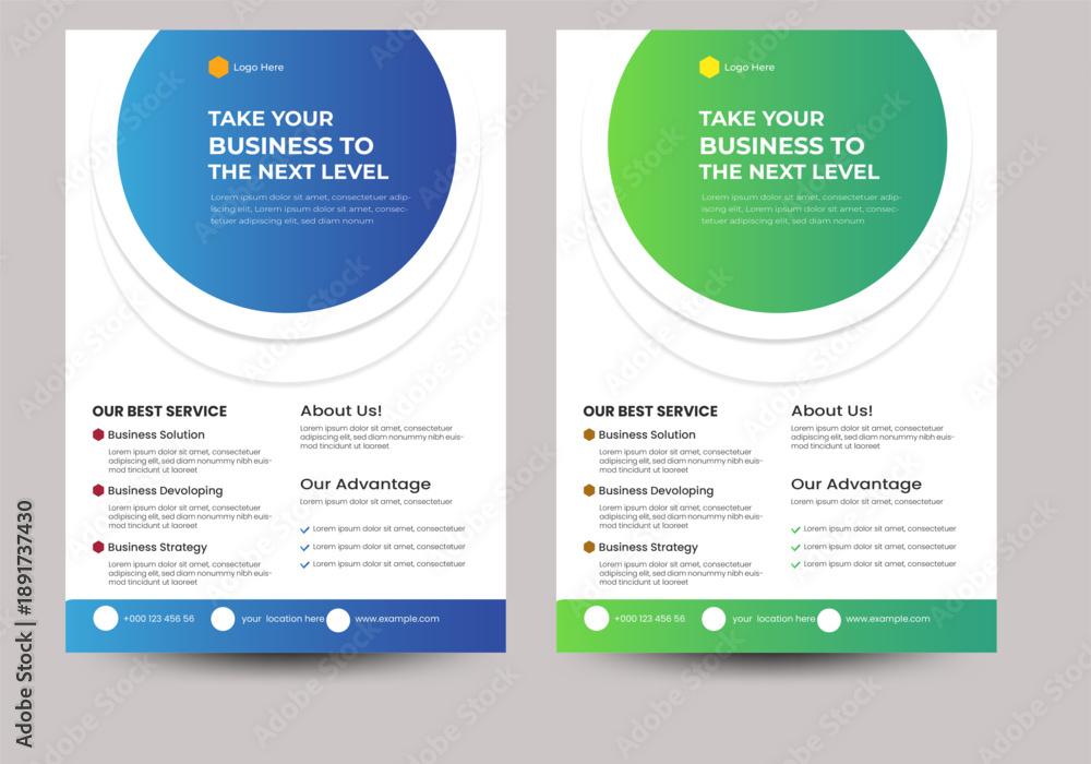 Obraz premium This is a business flyer. you are using your business marketing.