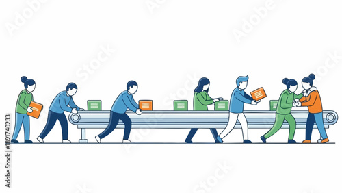 Visualizing the Organizational Struggle Against Inefficient Legacy Systems and Manual Workflow Friction