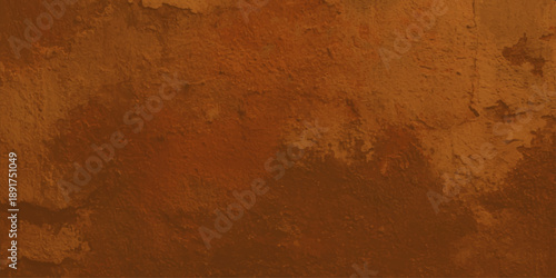 Vintage dark brown grunge texture on an aged rough paper surface with a rusty metal design pattern and old wood paint art backdrop