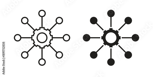 Frameworks icon vector Illustration and outline Icons. vector silhouette.