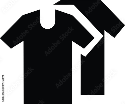 t shirt silhouette vector illustration on transparent background