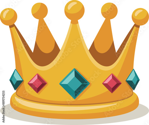 Crown, gold, royal, icon, vector, illustration, sketch, outline, gem, jewel, monarchy, luxury, design, graphic, layout, regal, symbol, shiny, minimal, top-down, stylized
