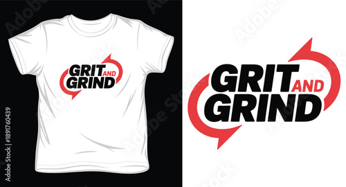 Turn your hustle into results achieve greatness graphic design quote t-shirt