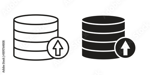 Backup icon vector design. Vector elements for infographic web