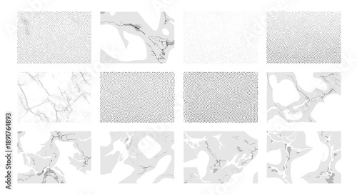 Collection of various textured and patterned backgrounds for design