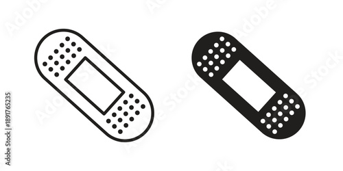 Band aid icon vector design. Vector elements for infographic web