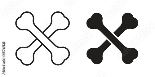 Bones icon vector design. Vector elements for infographic web