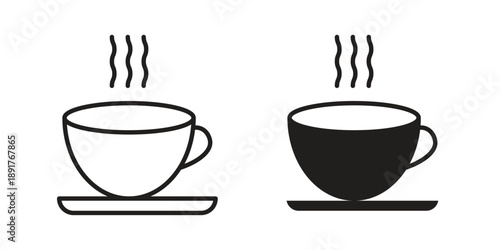 Coffee icon vector design. Vector elements for infographic web