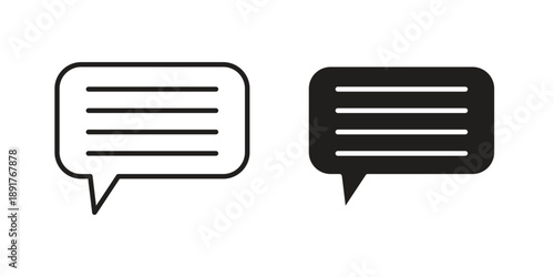 Comments icon vector design. Vector elements for infographic web
