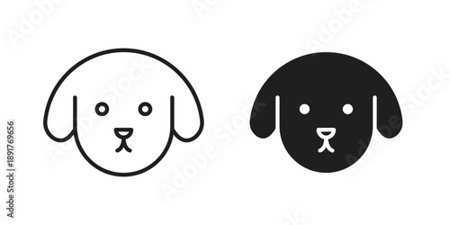 Dog icon vector design. Vector elements for infographic web