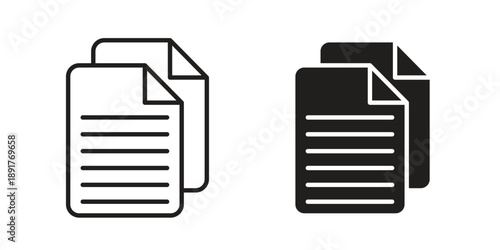 Document icon vector design. Vector elements for infographic web