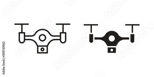 Drone icon vector design. Vector elements for infographic web