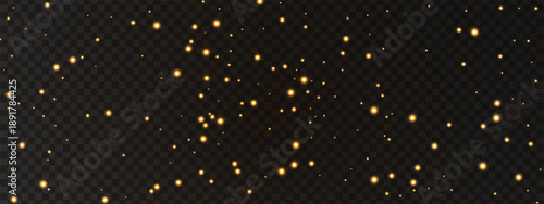 Starry night sky background with glowing stars and cosmic dust creating a magical celestial atmosphere perfect for space-themed designs and universe illustrations. Like a png