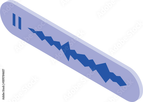 Voice recognition software analyzing audio track showing decreasing sound waves, concept of audio analysis