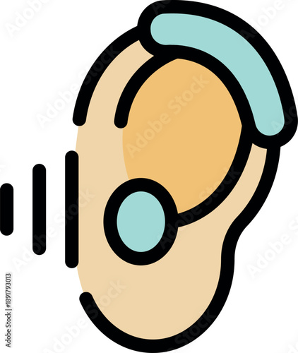 Modern hearing aid enhancing auditory experience and improving quality of life