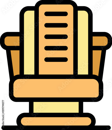 Comfortable adjustable passenger airplane seat ensuring a relaxing journey for travelers on long flights