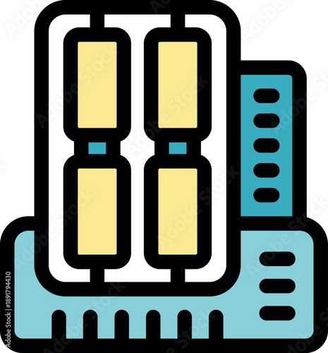 Household water purification system filtering tap water, making drinking water safe and healthy