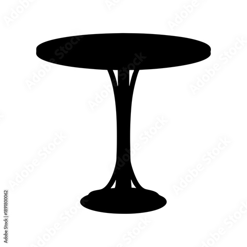 Modern round side table