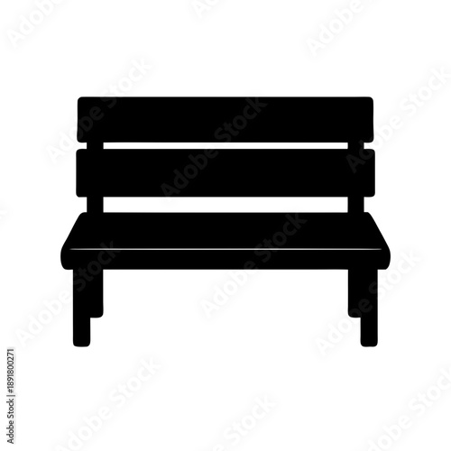 Simple park bench