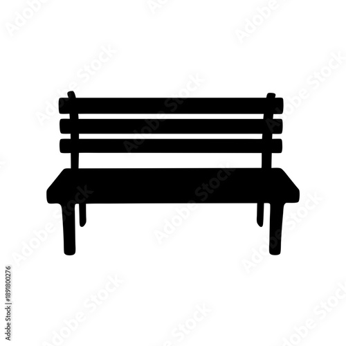 Simple park bench