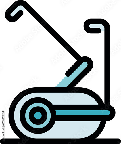 Elliptical cross trainer provides low impact cardio workout burning calories and improving fitness