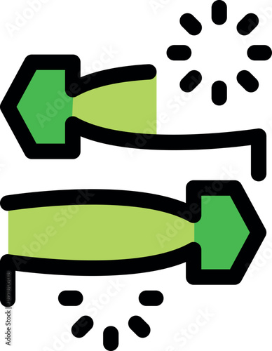 Adjusting brightness with two horizontal sliders, from dark mode to light mode, and vice versa