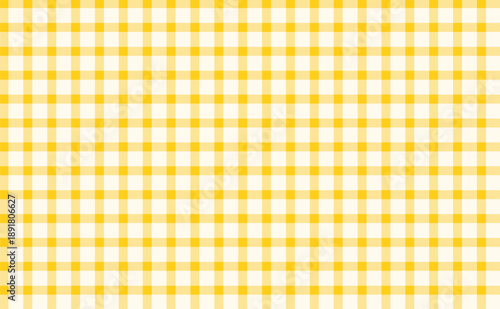 Seamless plaid gingham pattern background, mustard yellow plaid chequered pattern for clothing fabric