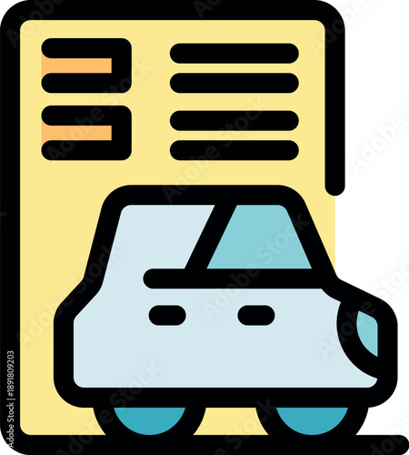 Mobile application displaying available cars for sharing, providing booking details, and facilitating convenient transportation