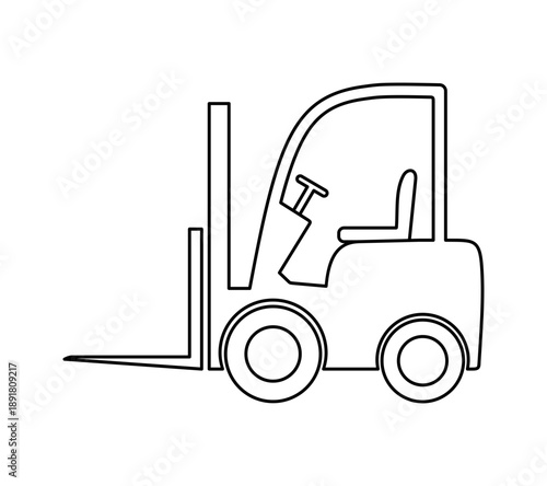 Ikona wózka widłowego