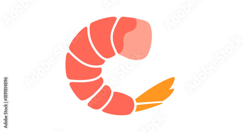 Delicious Shrimp Dish Preparation, Culinary Art, Kitchen, Illustration, Home Setting, Close-Up View, Cooking Concept