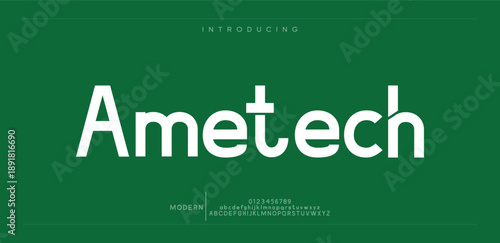 Creative font. Modern abstract digital tech font. Logo creative font, type, technology, movie, digital, music, movie. Fonts and illustration in vector format.