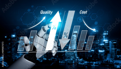 Schilderij op canvas AI supports reducing cost while improving quality for enhanced performance and s