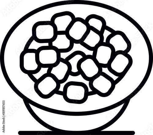 Bowl full of cottage cheese, providing essential nutrients for a healthy start to the day