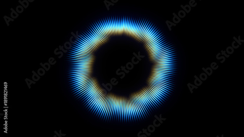 Artificial Intelligence for voice assistant text and chat ai Abstract glowing neon lines for futuristic tech innovation