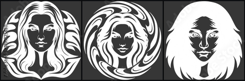 Simple Faces Art Design