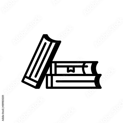 Stack of books icon