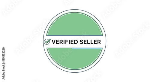 Green Verified Seller Badge with Check Mark Icon.