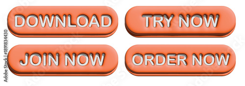 Orange call-to-action buttons for download and purchase