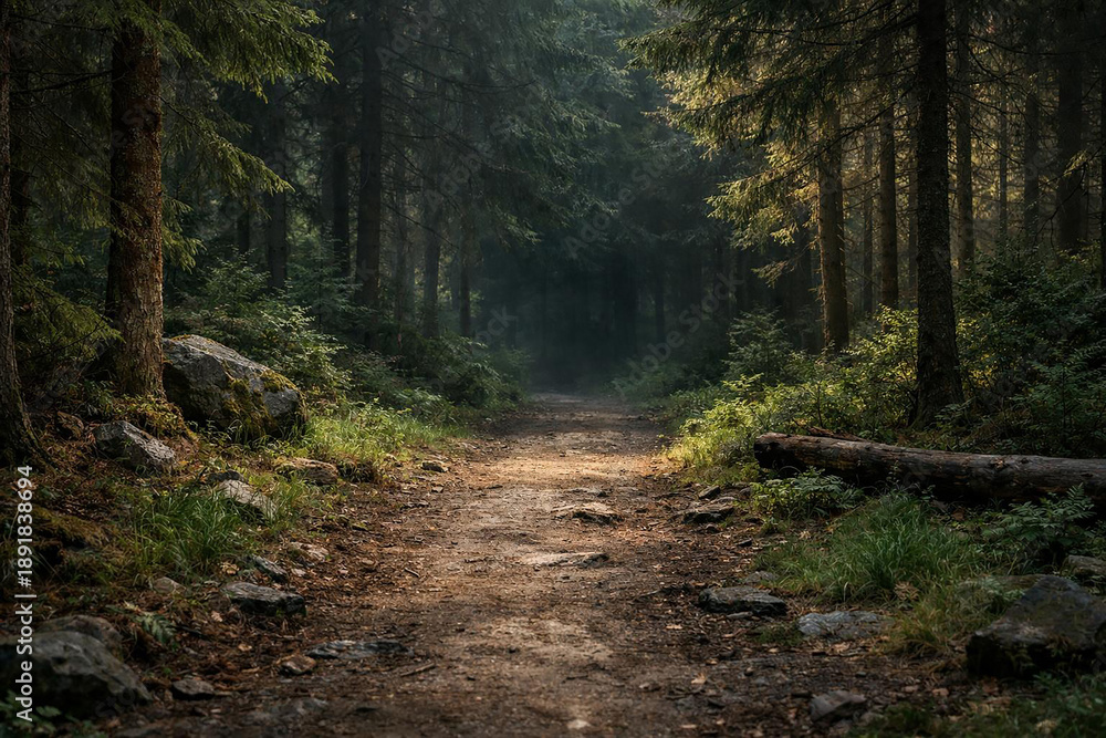 Obraz premium path in the woods