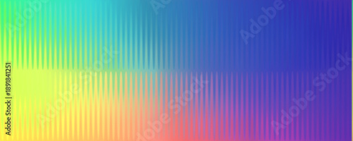 Colorful frosted ribbed glass texture background