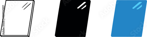 Openness foundation concept showing a clear glass pane icon with visible edges and inner clarity symbolizing transparency and